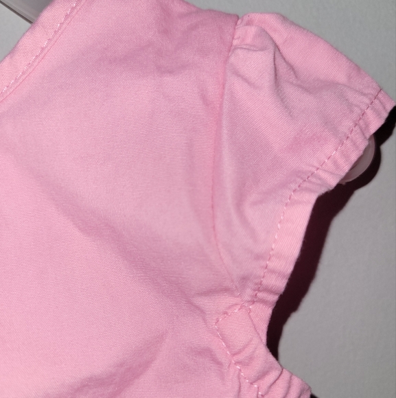 🌼 Vintage Gymboree Butterfly Blossoms Pink Daisy Appliquee Dress Baby Girls 3-6 - Picture 3 of 6